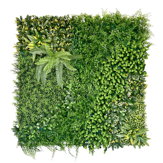 YES4HOMES 5 SQM Artificial Plant Wall Décor Grass Panels Vertical Garden Foliage Tile Fence 1X1M Green - Mekamart Australia