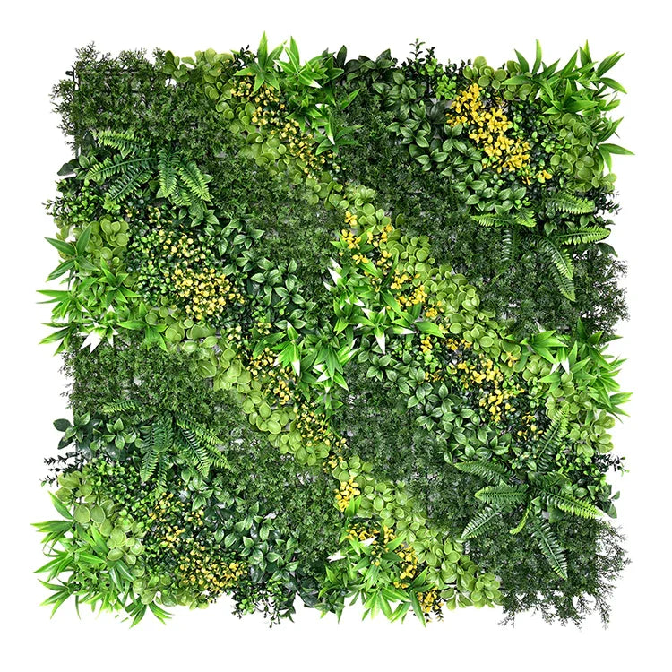 YES4HOMES 5 SQM Artificial Plant Wall Grass Panels Vertical Garden Foliage Tile Fence 1X1M Green - Mekamart Australia