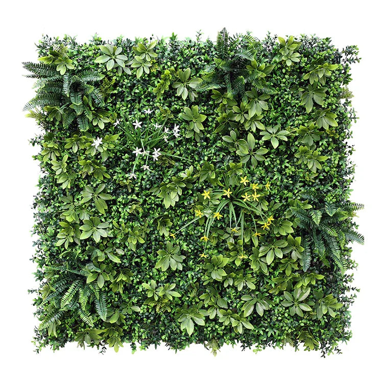 YES4HOMES 5 SQM Artificial Plant Wall Grass Panels Vertical Garden Foliage Tile Fence 1X1M Green - Mekamart Australia