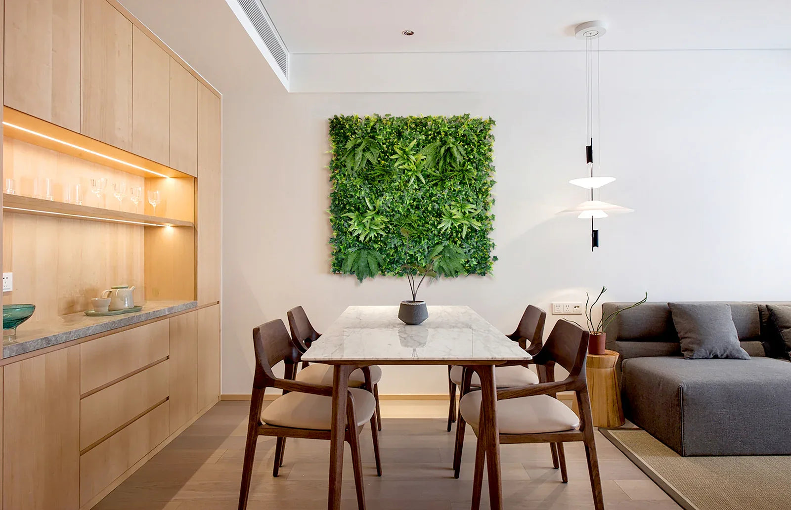 YES4HOMES 5 SQM Artificial Plant Wall Décor Grass Panels Vertical Garden Foliage Tile Fence 1X1M - Mekamart Australia