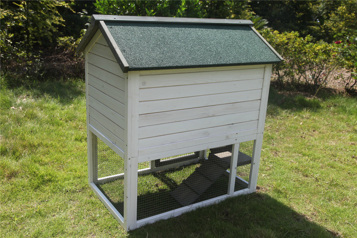 YES4PETS XL Double Storey Rabbit Hutch  Guinea Pig Ferret Cage 102x65x98cm