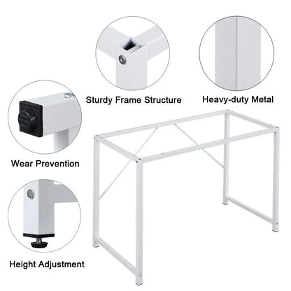 YES4HOMES Computer Desk, Sturdy Home Office Laptop Desk Modern Writing Table, Multipurpose Workstation - Mekamart Australia