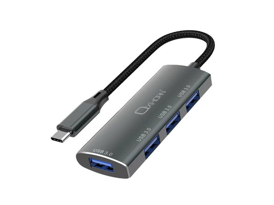 OXHORN AD-U31-H4B USB C 4-port Hub Black