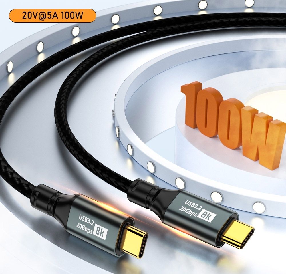 OXHORN CB-CC-3205 USB C 3.2 Gen 2x2 Cable 0.5m