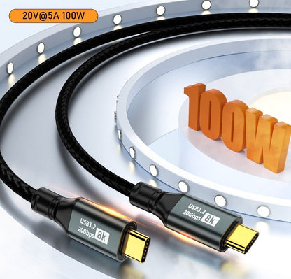 OXHORN CB-CC-321 USB C 3.2 Gen 2x2 Cable 1m