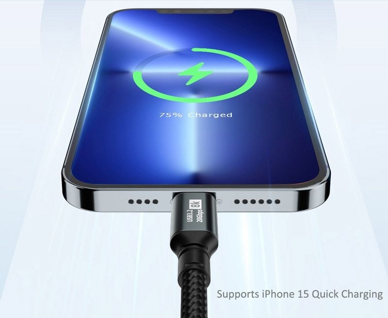OXHORN CB-CC-321 USB C 3.2 Gen 2x2 Cable 1m