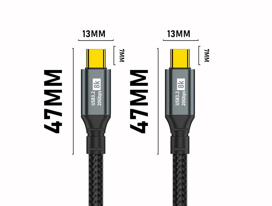 OXHORN CB-CC-323 USB C 3.2 Gen 2x2 Cable 3m
