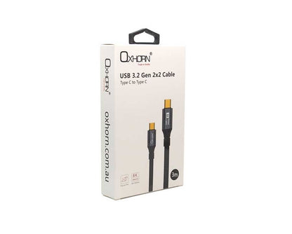 OXHORN CB-CC-323 USB C 3.2 Gen 2x2 Cable 3m