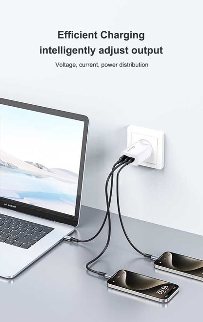 OXHORN NB-PD100S PD 100W GaN Charger 3-Port