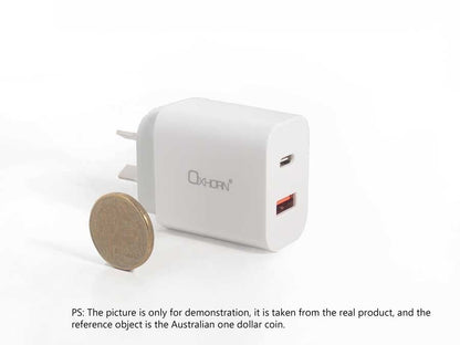 OXHORN NB-PD20 Type C & USB Quick Charger 20W