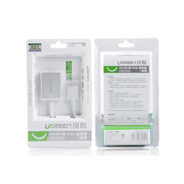 UGREEN HDMI to VGA & 3.5MM Audio / Mirco USB converter (40212) - Mekamart Australia
