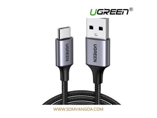 UGREEN 45071 USB A to USB C Cable Nylon Braided 3A Type C Cord Fast Charging cable 1M