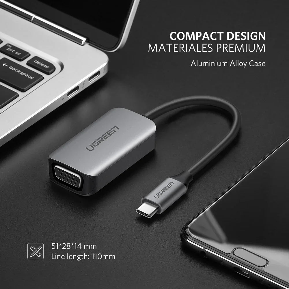 UGreen USB Type C to VGA Converter 50316 - Mekamart Australia