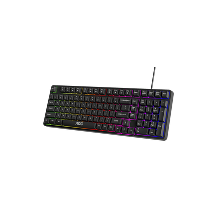 AOC GK116B/97 Wired RGB Gaming Keyboard 120-key