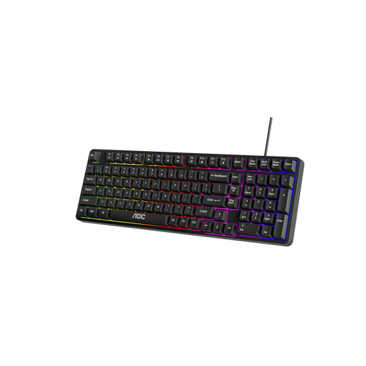 AOC GK116B/97 Wired RGB Gaming Keyboard 120-key