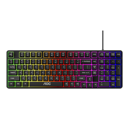 AOC GK116B/97 Wired RGB Gaming Keyboard 120-key