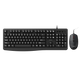 AOC KM170B/97 Wired Home & Office Keyboard + Mouse Combo 1.5M cables Black