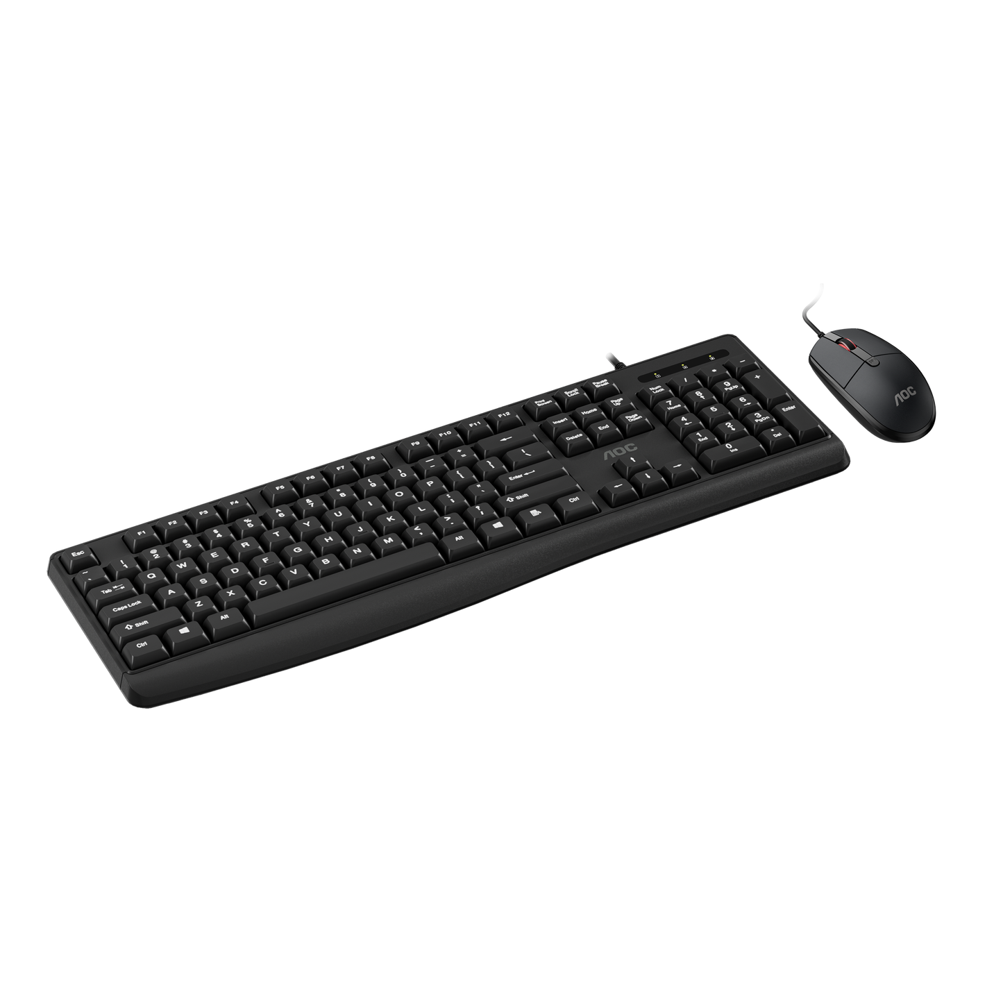 AOC KM170B/97 Wired Home & Office Keyboard + Mouse Combo 1.5M cables Black