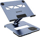 BENFEI 000366GY Laptop Stand with USB C Hub, Multi Function With USB and KVM Switch and 15W Wireless Charger