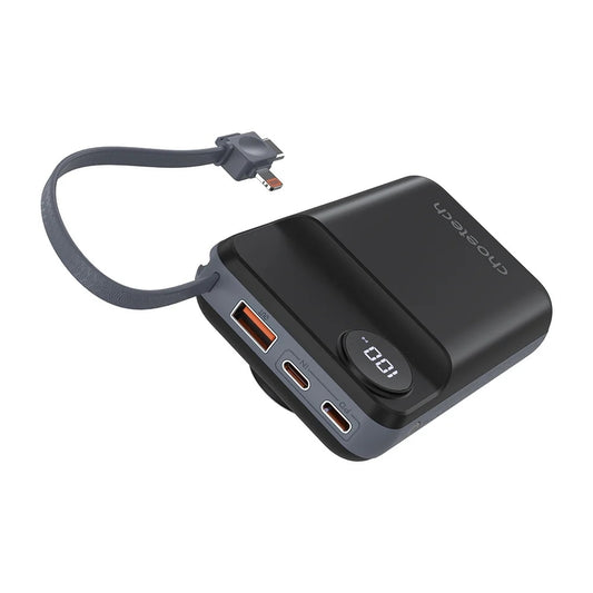 CHOETECH B696-BK 20000mAh 22.5W USB-A + USB-C x 2 + MagLeap Wireless Charge Power Bank Black