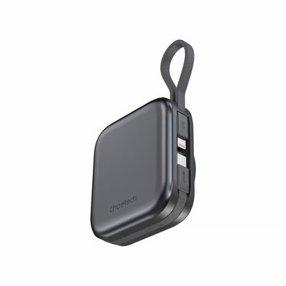 CHOETECH B697-BK 10000mAh CCC Certified LED display 22.5W power bank for Mobile/Apple watch/Airpods