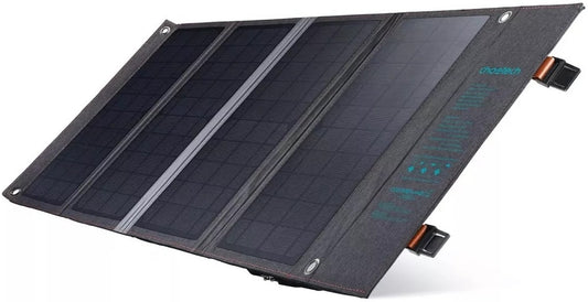 Choetech SC006 Solar Panel Portable Charger 40W 18V USB C Solar Panels Charger with USB C PD 30W