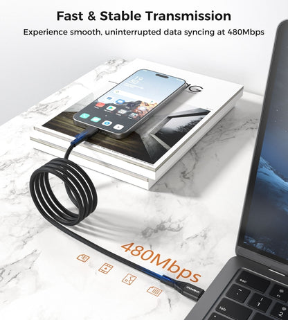 CHOETECH XCC-1008 USB-C-C PD100W M to M Fast charging Cable 1M Black