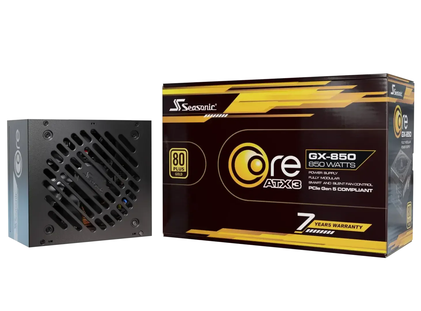 Seasonic Core GX-850 ATX3 80 Plus Gold Full Modular 850W PSU (SRP-CGX851-A5A32SF) - Mekamart Australia