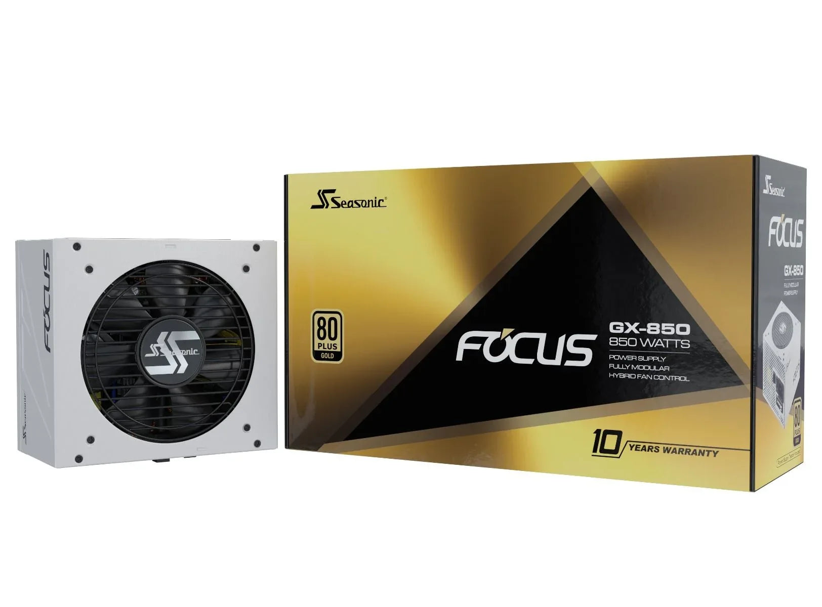 Seasonic FOCUS GX-850 White 850W ATX 3.0 Gold Modular PSU - Mekamart Australia