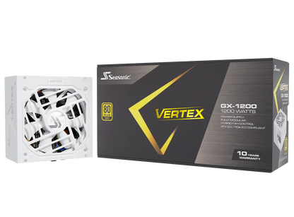Seasonic VERTEX GX-1200 White 1200W ATX 3.0 Gold Modular PSU - Mekamart Australia