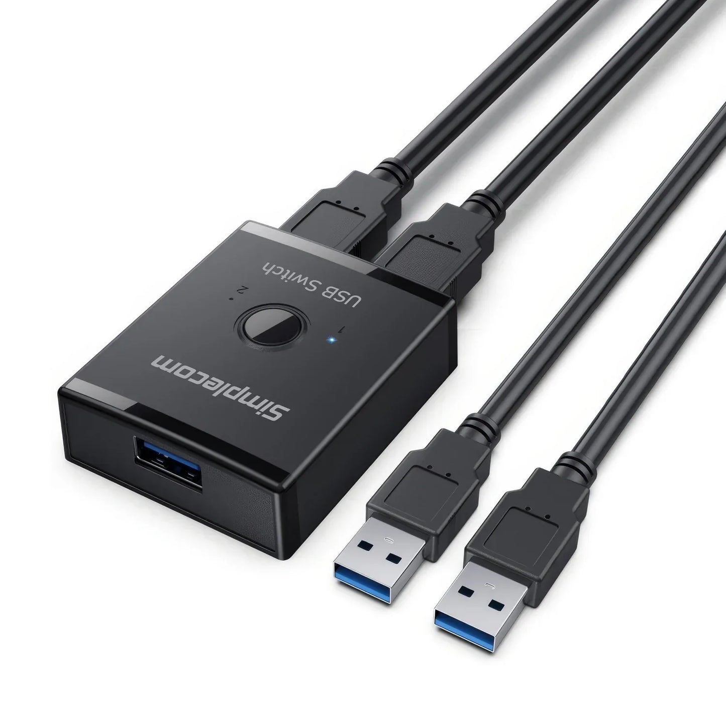 Simplecom KM125 Bi-Directional 2-Way USB 3.0 Switch 1 In 2 Out (2 In 1 Out) 5Gbps - Mekamart Australia