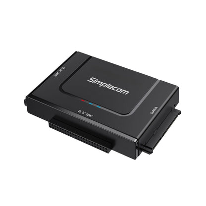 Simplecom SA492C SuperSpeed USB to 2.5", 3.5" & 5.25" SATA/IDE Adapter with Power Supply