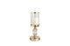 Abode Crystal Candle Holder – Gold - Small