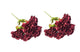 Artificial Bloomed Peony Bunch – Set of 2 Bunches – 45cm with 5 Flowers Each - Maroon - Mekamart Australia