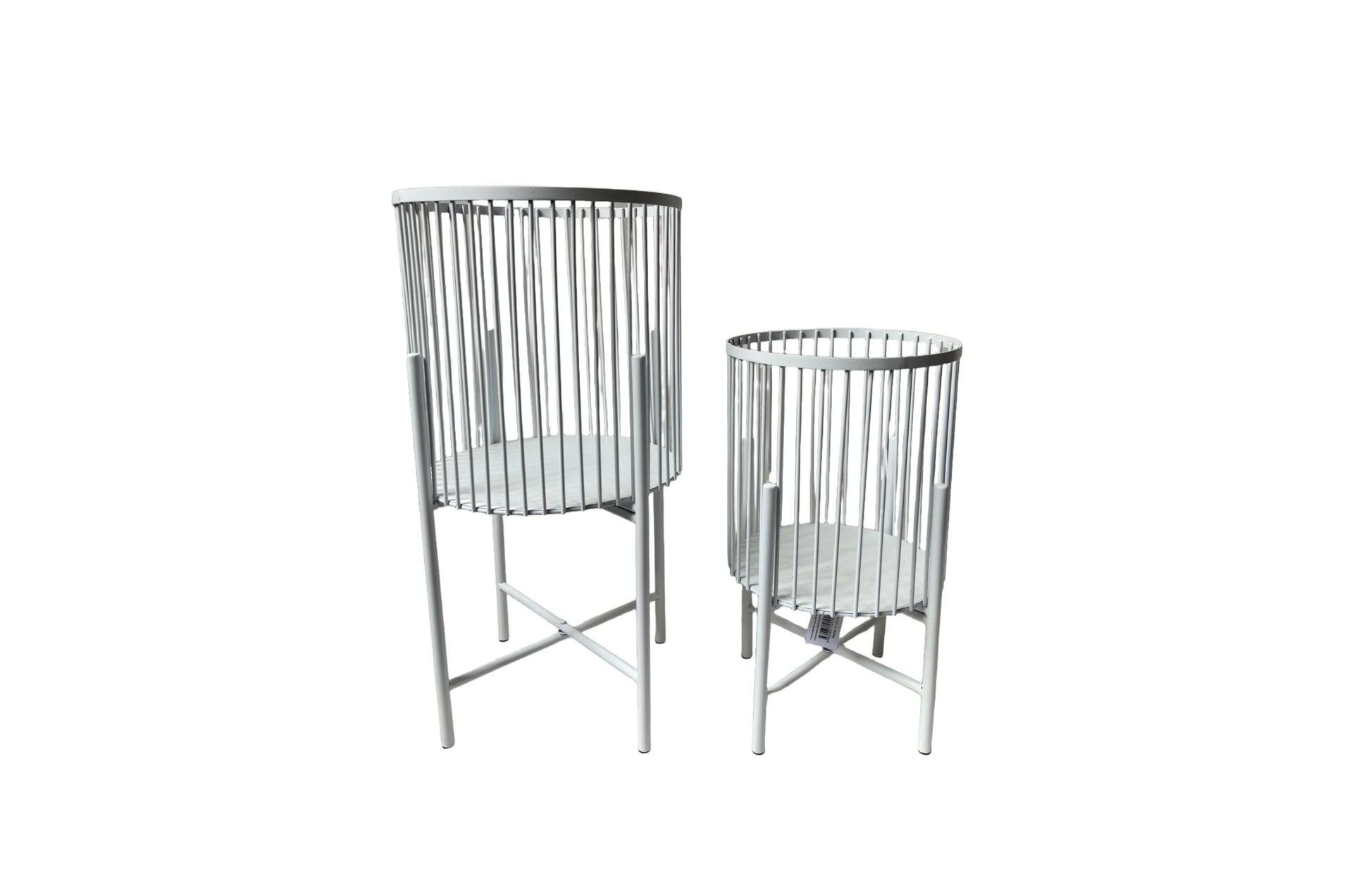 Logan Planter - Set of 2 - White - Mekamart Australia