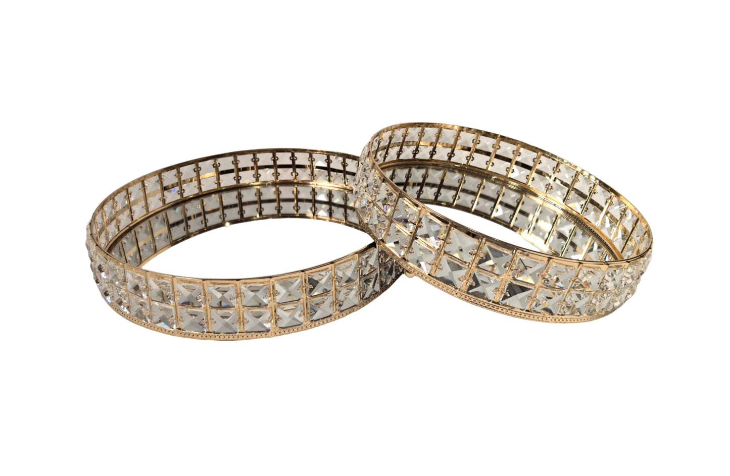 Katie Tray - Round - Large - Gold - Mekamart Australia