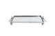 Eliza Small Rectangle Iron Mirror Tray with Handles - Silver - Mekamart Australia