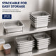 Commercial Stainless Steel GN 1/2 150mm Deep Gastronorm Bain Marie Buffet Steam Table Food Pan