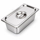 Commercial Stainless Steel GN 1/3 100mm Deep Gastronorm Bain Marie Buffet Steam Table Food Pan with Lid