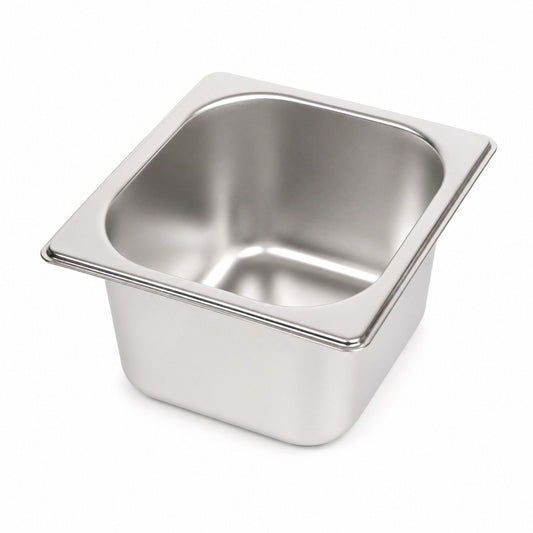 Commercial Stainless Steel GN 1/6 100mm Deep Gastronorm Bain Marie Buffet Steam Table Food Pan