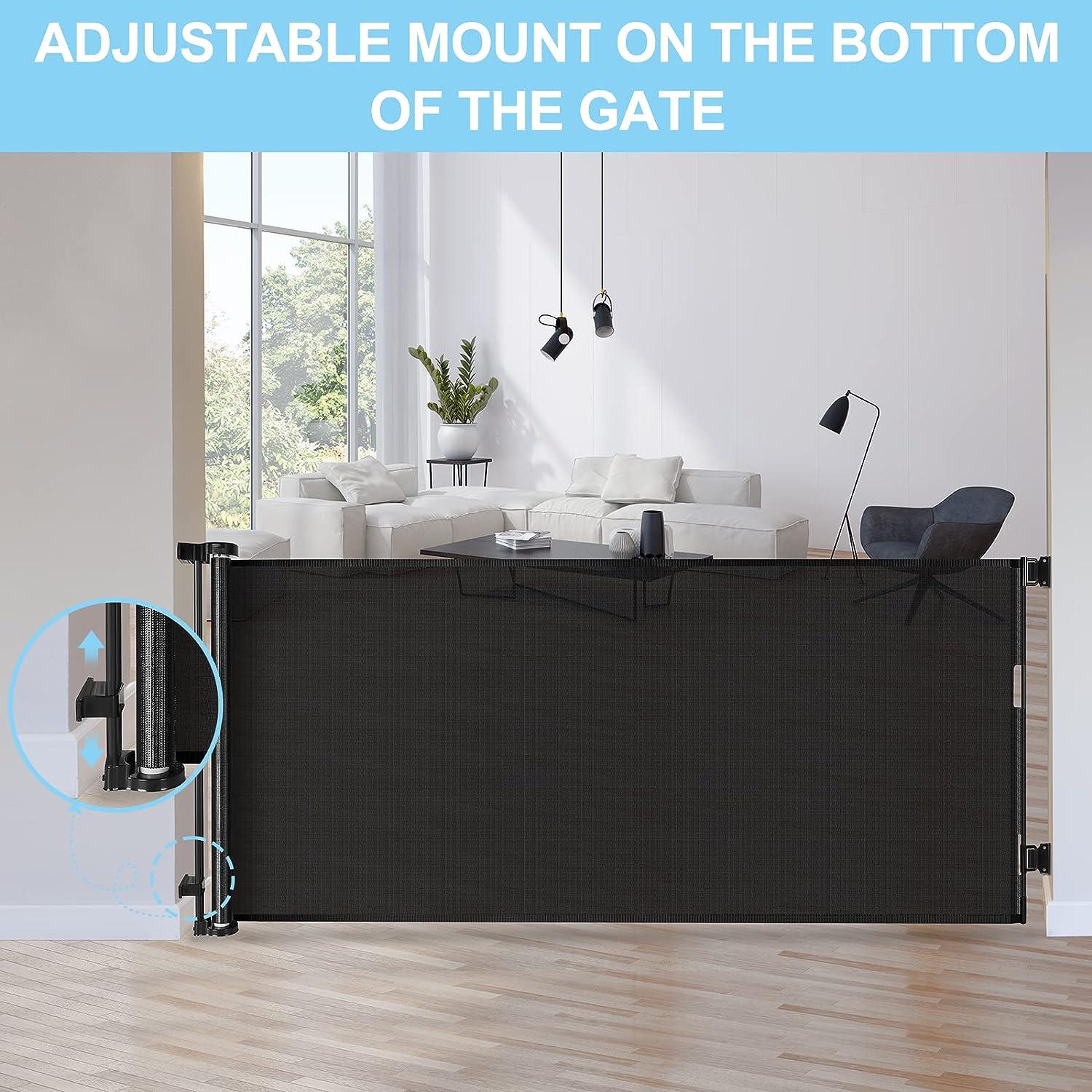Retractable 3M Doorways Hallways Stairs Baby Gate Dog Pet Gate Indoor Outdoor Safety Gates - Mekamart Australia