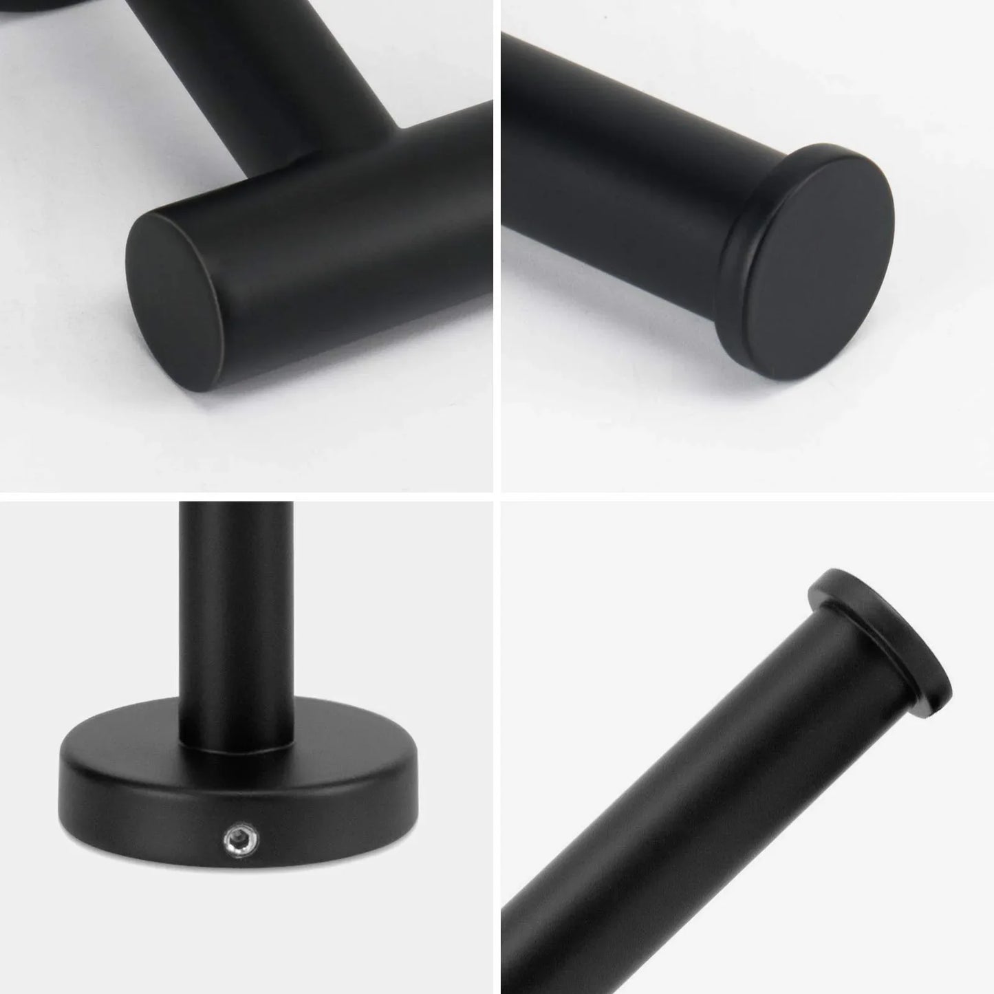 Toilet Paper Holder Black Wall Mount Bathroom Paper Roll Holder Roll Holder 304 - Mekamart Australia
