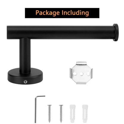 Toilet Paper Holder Black Wall Mount Bathroom Paper Roll Holder Roll Holder 304 - Mekamart Australia