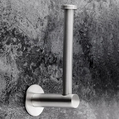Toilet Paper brushed Holder Self Adhesive Bathroom Paper Roll Holder Roll Holder 304 - Mekamart Australia