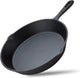 6inch 16cm Cast Iron Skillet Cookware Chef Quality Pre-Seasoned Pan Pans - Mekamart Australia