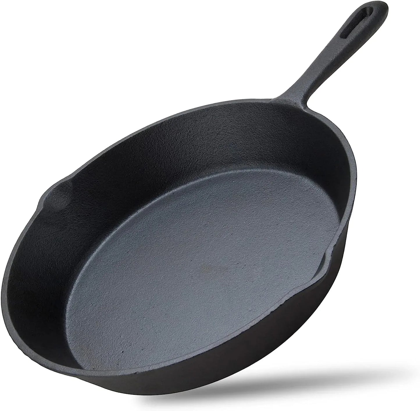 8inch 21cm Cast Iron Skillet Cookware Chef Quality Pre-Seasoned Pan Pans - Mekamart Australia