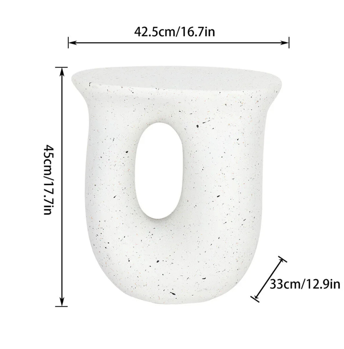 Interior Ave - Cosmo Terrazzo Accent Side Table - Mekamart Australia