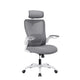 MONA Ergonomic High Back Flipped Armrest Task Chair In Grey - Mekamart Australia