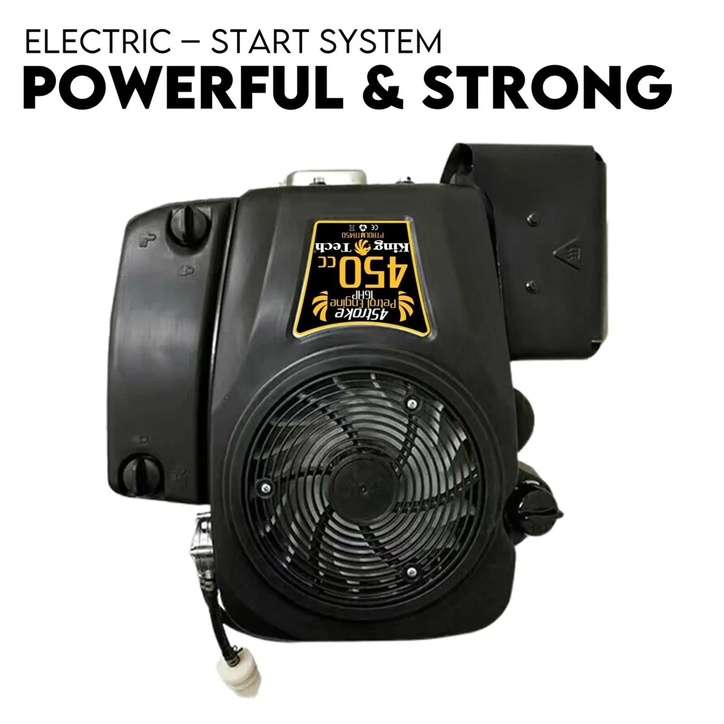 16HP Vertical Shaft Lawn Mower Engine Petrol 4 Stroke Ride on Motor - Mekamart Australia