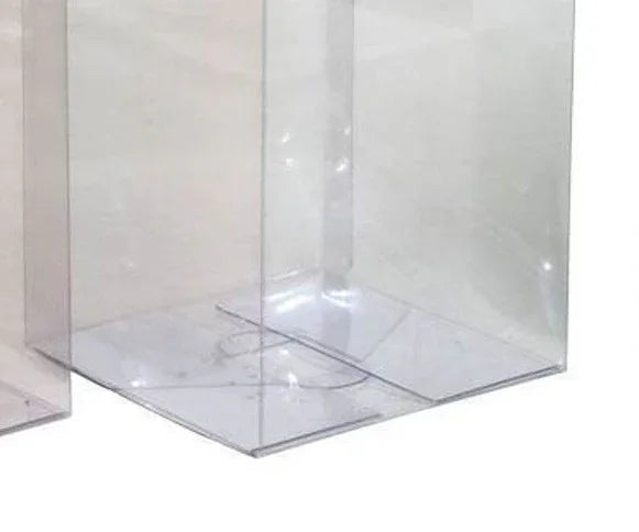 10 Pack of 9cm Sqaured Cube Gift Box - Product Showcase Clear Plastic Shop Display Storage Packaging Box - Mekamart Australia